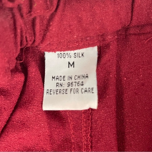 Vintage Kelly Scott two piece pants and jacket set 100% silk womens size Medium - Picture 4 of 10